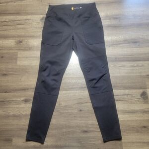 Carhartt Force Fitted Utility Pants Legging Women’s Size Small Black Stretch